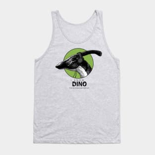 Parasaurolophus Headphones - Light Tank Top